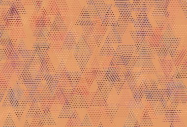 Açık pembe, sarı vektör arkaplan üçgenler, daireler. Renkli noktalı modern soyut çizimler. Poster ve afiş için en iyi tasarım.