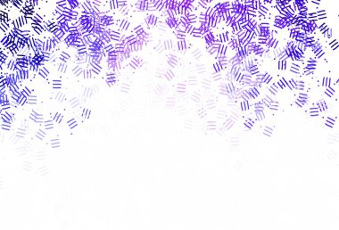 Tekrarlanan çubuklu açık mor vektör şablonu, noktalar. Soyut şablon üzerinde çizgileri olan renkli, parlak bir illüstrasyon. Güzel geçmişiniz için şablon.