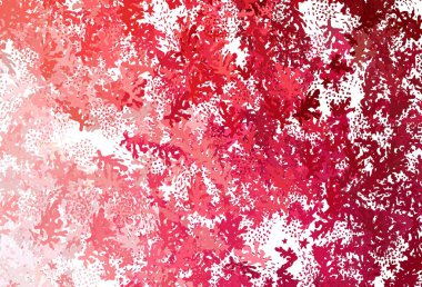 Soyut biçimlerde açık kırmızı vektör dokusu. Soyut gradyan şekilli basit renkli çizimler. Kartvizitiniz için modern tasarım.