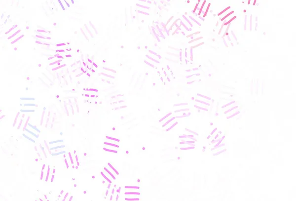Светло Фиолетовая Векторная Раскладка Плоскими Линиями Точками Линии Размытом Абстрактном — стоковый вектор