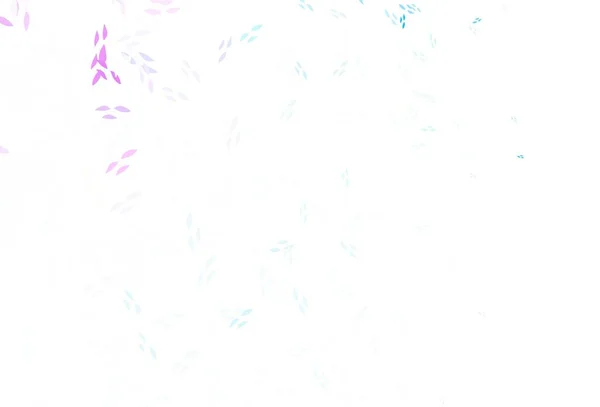 Светло Фиолетовый Розовый Вектор Листьями Декоративная Иллюстрация Рисунками Абстрактном Шаблоне — стоковый вектор