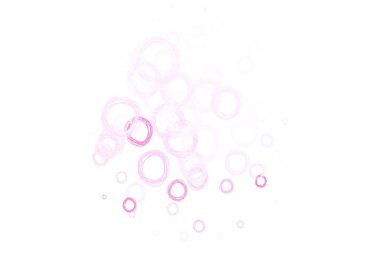 Baloncuklu açık mor vektör arkaplanı. Bulanık dekoratif tasarım baloncuklu soyut tarzda. Güzel web siteleri için desen.