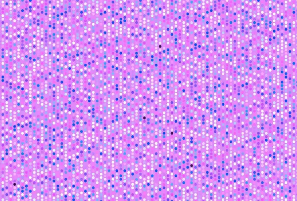 浅粉色 蓝色矢量背景与点 用模糊的雨滴闪烁着抽象的图解 为您的商业广告设计 — 图库矢量图片