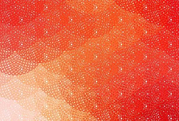 Açık kırmızı, benekli sarı vektör arka plan. Bulanık yağmur damlaları olan soyut bir çizim. İş ilanınız için tasarım.