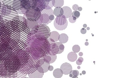 Disklerle açık pembe vektör dokusu. Bulanık yağmur damlaları olan soyut bir çizim. Poster ve web siteleri için tasarım.