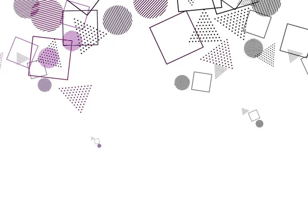 Light Purple Διάνυσμα Φόντο Πολυγωνικό Στυλ Κύκλους Αφηρημένη Κλίση Εικονογράφηση — Διανυσματικό Αρχείο