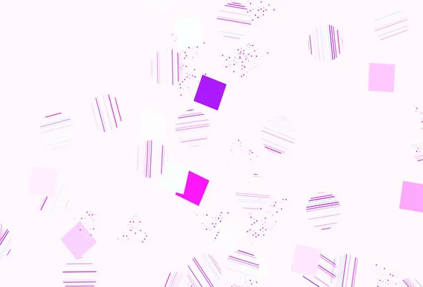 Світло Рожеве Синє Векторне Компонування Колами Лініями Прямокутниками Абстрактна Градієнтна — стоковий вектор