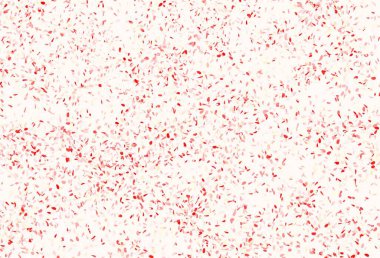 Açık kırmızı, yapraklı sarı vektör soyut tasarımı. Yapraklarla bulanık şekilli yaratıcı illüstrasyon. Web siteleri ve pankartlar için desenli desen.