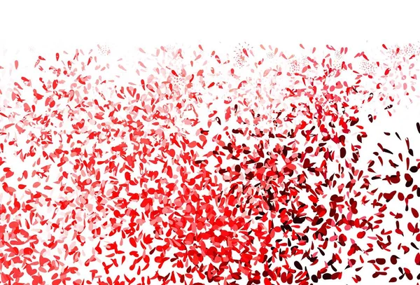 ライトピンク 赤ベクトルの葉とドアのテクスチャ グラデーションのあるエレガントな自然パターンに葉を出します 手描きのウェブ用デザイン — ストックベクタ