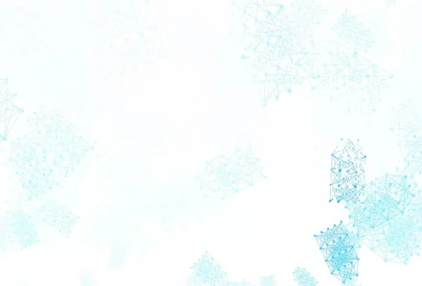 Rosa Claro Padrão Vetor Azul Com Rede Inteligência Artificial Ilustração — Vetor de Stock