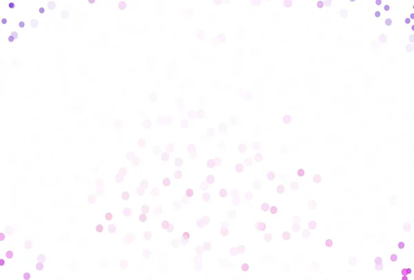 Lichtpaarse Vectorachtergrond Met Prachtige Sneeuwvlokken Glitter Abstracte Illustratie Met Ijskristallen — Stockvector