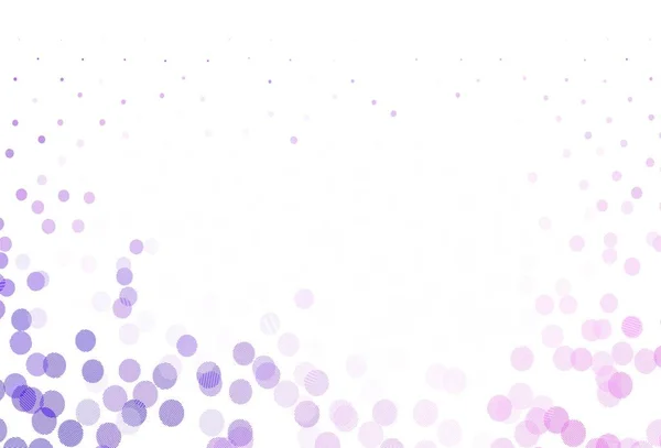 Luz Púrpura Fondo Vectorial Rosa Con Burbujas Diseño Decorativo Borroso — Vector de stock