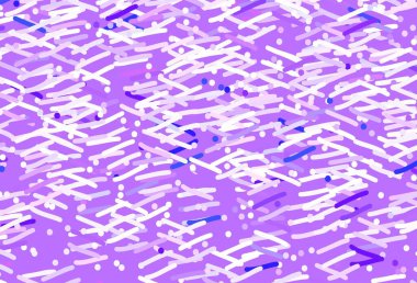 Açık Pembe, düz çizgileri olan mavi vektör düzeni. Soyut şablon üzerinde çizgileri olan renkli, parlak bir illüstrasyon. Reklam, kitapçıklar, broşürler için desen.