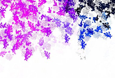 Soyut formlarla açık mor vektör dokusu. Soyut gradyan şekilli basit renkli çizimler. Web siteniz için basit tasarım.