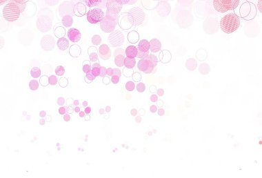 Açık kırmızı, benekli sarı vektör arka plan. Soyut arka planda bulanık kabarcıklar ve renkli gradyan. Poster ve web siteleri için tasarım.