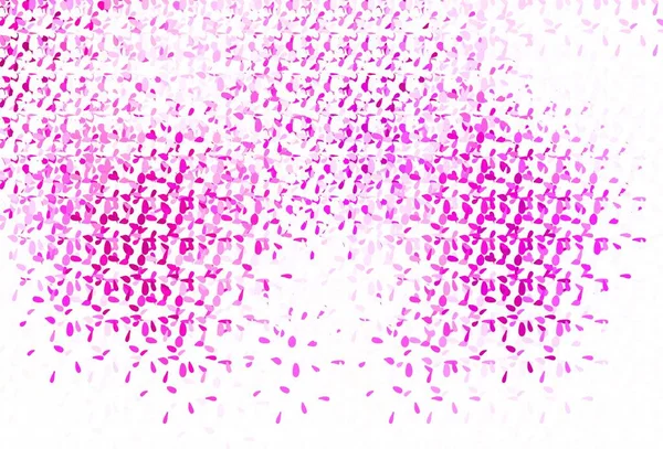 ドットでライトピンクのベクトルの背景 抽象的な背景にカラフルなグラデーションでぼやけた泡 あなたのビジネス広告のデザイン — ストックベクタ