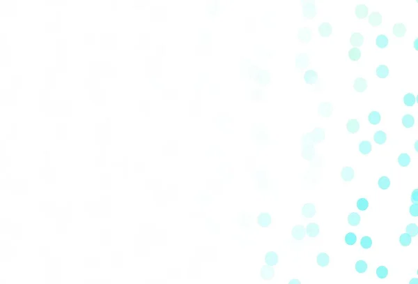 Светло Зеленая Векторная Текстура Цветными Снежинками Яркая Красочная Иллюстрация Снегом — стоковый вектор