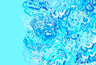 Wry çizgileri olan hafif Mavili vektör arkaplanı. Basit bir şekilde yepyeni renkli bir tasvir. Cep telefonu ekranları için şablon.