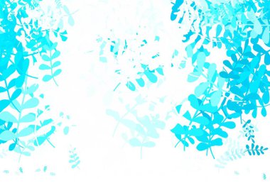 Açık yeşil vektör arkaplanı yapraklarla karalıyor. Origami tarzındaki yaprakların gradyanlı karalama çizimi. İşiniz için yeni tasarım.