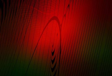 Koyu yeşil, kırmızı vektör şablon bulanık. Degrade ile soyut tarzda renkli Illustration. Cep telefonu için arka plan.