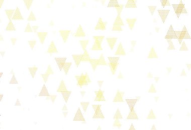 Açık Turuncu vektör düzeni, daireler, çizgiler. Daireleri olan güzel bir illüstrasyon, doğa tarzında üçgenler. Reklamlar için desen.