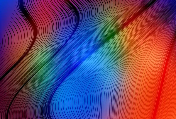 Dark Multicolor Vecteur Abstrait Fond Flou Une Toute Nouvelle Illustration — Image vectorielle