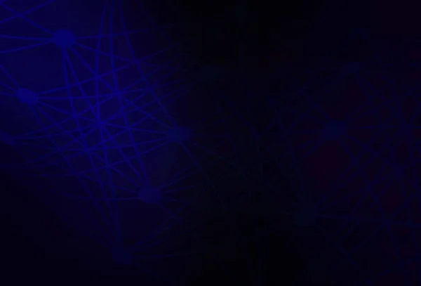 Fondo Vectorial Azul Oscuro Con Formas Inteligencia Artificial Estructura Coloreada — Vector de stock