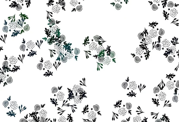 Fond Vectoriel Vert Clair Avec Des Formes Memphis Illustration Abstraite — Image vectorielle