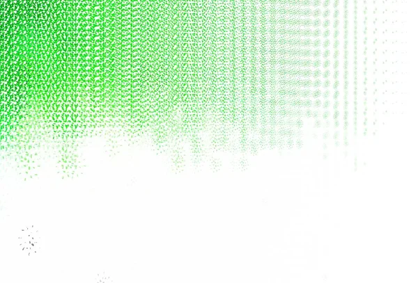 Patrón Vectorial Verde Claro Con Esferas Ilustración Abstracta Brillante Con — Vector de stock