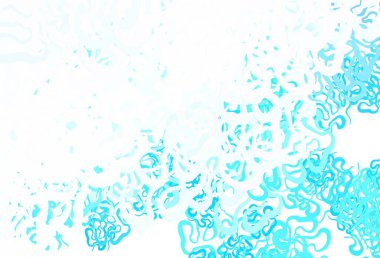 Açık mavi, çizgili sarı vektör şablonu. Soyut ve gradyan biçiminde geometrik çizim. İşiniz için en renkli tasarım..