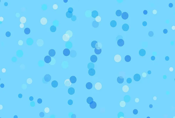 Hellblaue Vektorschablone Mit Eisschneeflocken Moderne Geometrisch Abstrakte Illustration Mit Schneeflocken — Stockvektor