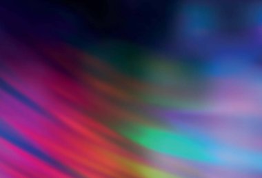 Dark Multicolor vektör soyut düzeni. Parlak renkli bir illüstrasyon. İşiniz için en iyi bulanık tasarım..