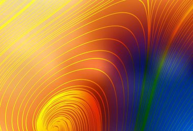 Açık mavi, sarı vektör soyut bulanık arkaplan. Soyut renkli gradyan çizimi. İşiniz için yeni tasarım.