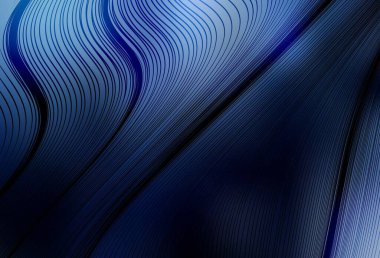 Koyu mavi vektör soyut parlak şablonu bulanıklaştırdı. Görüntü stili ve gradyanı olan yeni renkli çizimler. Bir cep telefonu için arka plan.