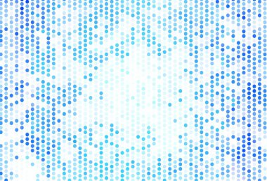 Disklerle hafif BLUE vektör dokusu. Renkli su damlaları olan modern soyut çizimler. İş ilanınız için tasarım.