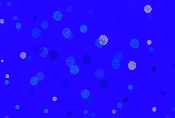Licht Blue Vector Achtergrond Met Mooie Sneeuwvlokken Kleurrijke Sneeuwvlokken Met — Stockvector