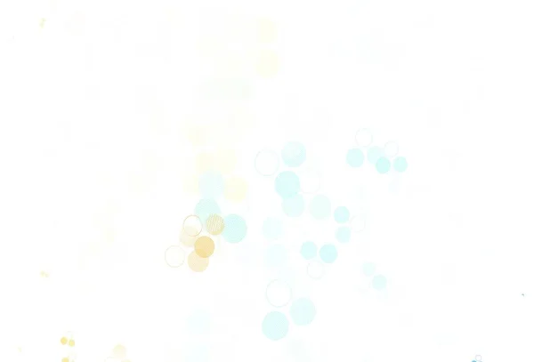 Светло Синий Красный Векторный Рисунок Сферами Абстрактная Иллюстрация Цветными Пузырями — стоковый вектор