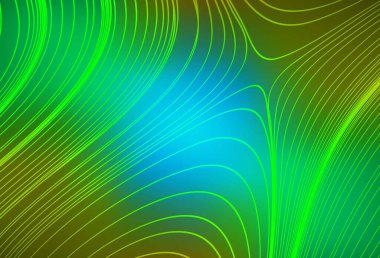 Açık mavi, sarı vektör modern zarif arkaplan. Görüntü stili ve gradyanı olan yeni renkli çizimler. İşiniz için en iyi bulanık tasarım..