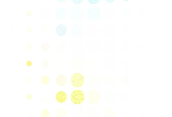 Lekkie Multikolorowe Tło Wektorowe Kropkami Abstrakcyjna Ilustracja Kolorowymi Bąbelkami Stylu — Wektor stockowy