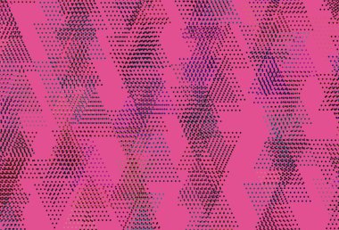 Çizgilerle, dairelerle ışık çok renkli vektör arkaplanı. Noktalı, soyut şekilli dekoratif tasarım. Broşürler, broşürler için desen