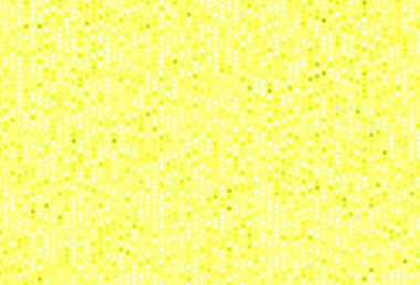 Açık yeşil, noktalı sarı vektör arkaplan. Bulanık dekoratif tasarım baloncuklu soyut tarzda. Duvar kağıtlarının dokusu için desen.