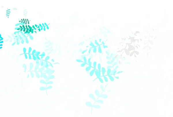 Hellgrünes Vektorkunstwerk Mit Blättern Gekritzelte Illustration Von Blättern Origami Stil — Stockvektor