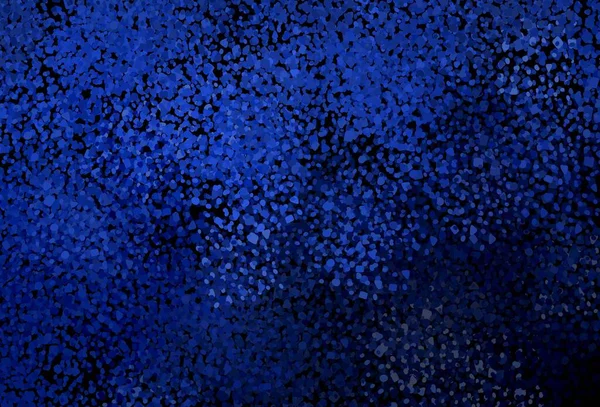 Plantilla Vectorial Azul Oscuro Con Formas Caóticas Formas Caóticas Coloridas — Archivo Imágenes Vectoriales