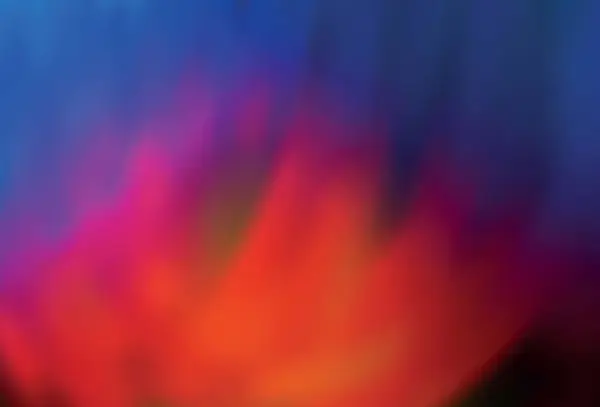 Hellblauer Roter Vektor Farbenfroher Unschärfehintergrund Bunte Abstrakte Illustration Mit Farbverlauf — Stockvektor
