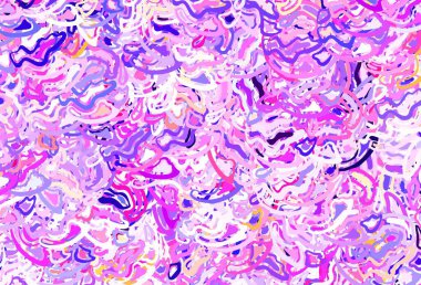 Açık mavi, rastgele şekilli kırmızı vektör deseni. Modern tarzda değişen renkli kaotik formlar. İşiniz için en iyi akıllı tasarım.