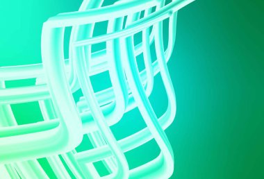 Açık Yeşil vektör soyut parlak desen. Bulanıklık tarzında tamamen yeni renkli bir illüstrasyon. İş tasarımınız için yeni stil.