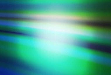 Açık mavi, yeşil vektör soyut bulanık arkaplan. Görüntü tarzında tamamen yeni bir renkli çizim. İş tasarımınız için yeni biçim.