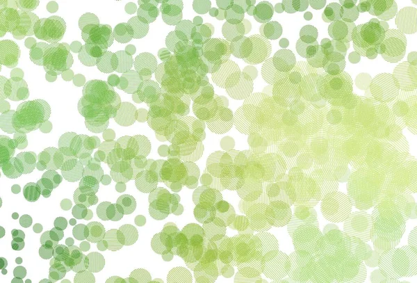 Hellgrüner Gelber Vektorhintergrund Mit Flecken Moderne Abstrakte Illustration Mit Bunten — Stockvektor