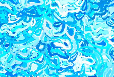 Memphis şekilli hafif MLUE vektör arkaplanı. Soyut gradyan şekilli basit renkli çizimler. Kartvizitiniz için modern tasarım.