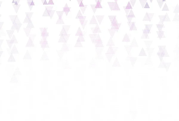 Modèle Vectoriel Rose Clair Avec Cristaux Triangles Illustration Abstraite Gradient — Image vectorielle